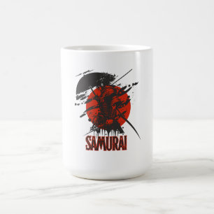Kühner Samurai-Krieger – Japanische Kunst Kaffeetasse
