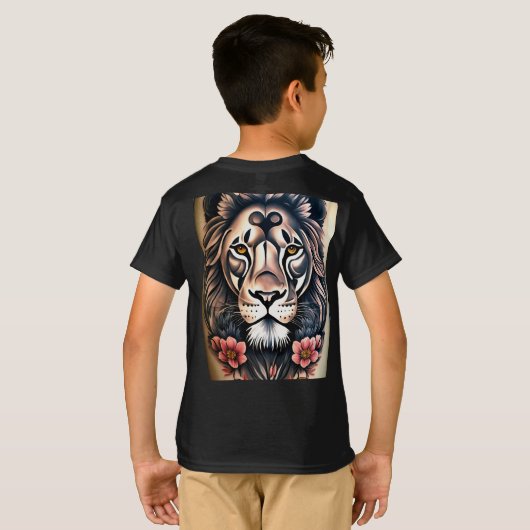 Kühner Stil mit mythischer Eleganz" T-Shirt (Schwarz voll)