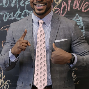 Kühner tribaler Drache Schwarze Linien Kunst Fanta Krawatte