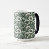 Kühnes Anemone-Muster-Ehemann-Abschlussgeschenk Verwandlungstasse (VorderseiteRechts)