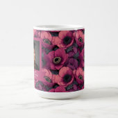 Kühnes Anemone-Muster-Mutter-Abschlussgeschenk Verwandlungstasse (Zentrum)