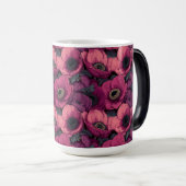 Kühnes Anemone-Muster-Mutter-Abschlussgeschenk Verwandlungstasse (VorderseiteRechts)