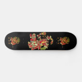 Kühnes Azteken-Design Skateboard (Horizontal)