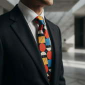 Kühnes Bauhaus Geometrisch Krawatte