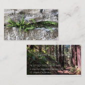 Kühnes Design, das die Erde zum Leben erweckt Visitenkarte (Vorne/Hinten)