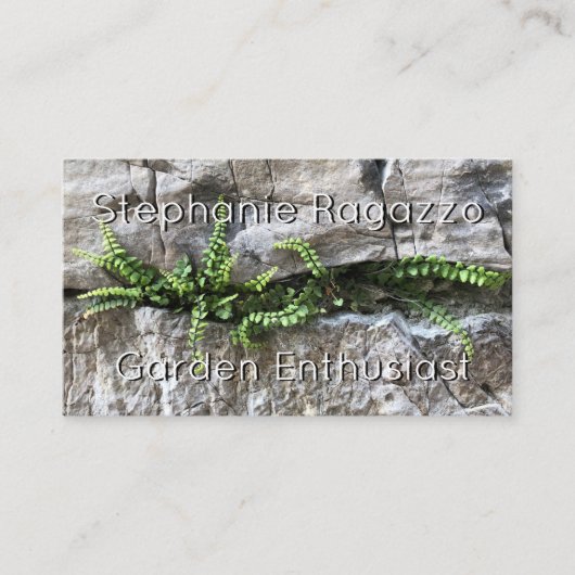 Kühnes Design, das die Erde zum Leben erweckt Visitenkarte (Vorderseite)