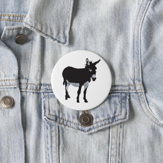 Kühnes Donkey-Silhouette Button (Beispiel)