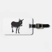 Kühnes Donkey-Silhouette Gepäckanhänger (Vorderseite horizontal)