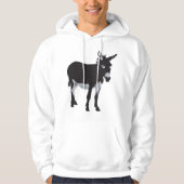 Kühnes Donkey-Silhouette Hoodie (Vorderseite)
