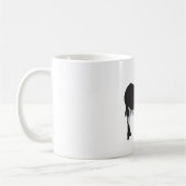 Kühnes Donkey-Silhouette Kaffeetasse (Links)