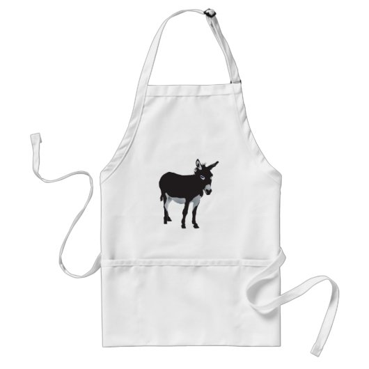 Kühnes Donkey-Silhouette Schürze (Vorne)