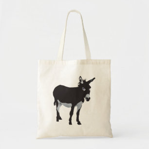 Kühnes Donkey-Silhouette Tragetasche