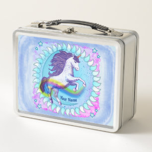 Kühnes Einhorn   Metall Brotdose