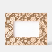 Kühnes florales Muster Geätzte Rahmen (Vorderseite)