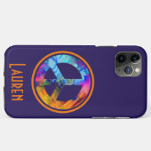 kühnes Friedenszeichen Case-Mate iPhone Hülle (Rückseite (Horizontal))