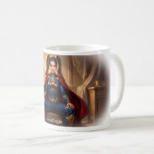 Kühnes Heldinnen-Design auf großem Mug Kaffeetasse (VorderseiteRechts)