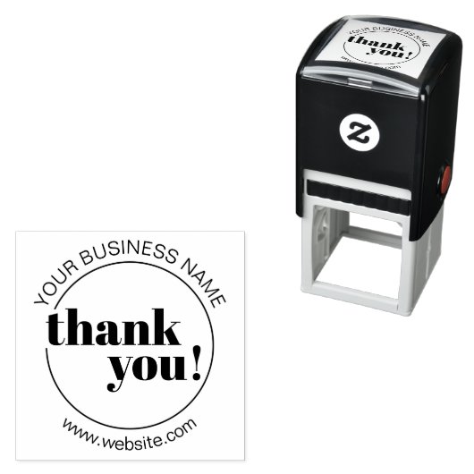 Kühnes Kundenschätzungsgeschäft Vielen Dank Permastempel (Beispiel)
