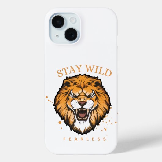Kühnes Löwe iPhone-Hülle | Ästhetische Tierabdecku Case-Mate iPhone Hülle (Rückseite)