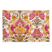 Kühnes mediterranes Barockmuster Kissenbezug (Rückseite-Rechts)