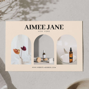 Kühnes Minimalistisches Boutique, Salon Foto Trio  Flyer