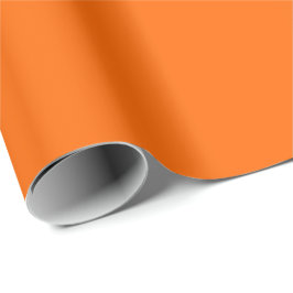 Kühnes Orange, passend zu unseren orangen Sets Geschenkpapier