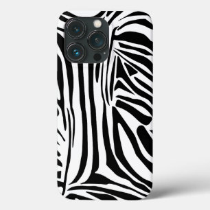 Kühnes Schwarz-Weiß-Zebramuster Case-Mate iPhone Hülle