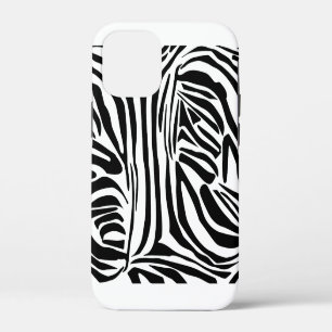 Kühnes Schwarz-Weiß-Zebramuster Case-Mate iPhone Hülle
