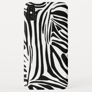 Kühnes Schwarz-Weiß-Zebramuster Case-Mate iPhone Hülle