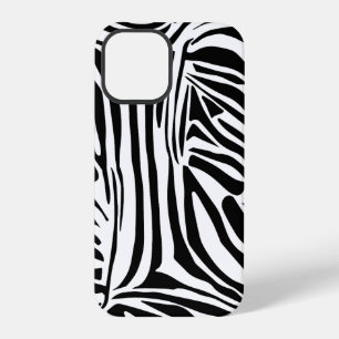 Kühnes Schwarz-Weiß-Zebramuster iPhone 12 Pro Hülle