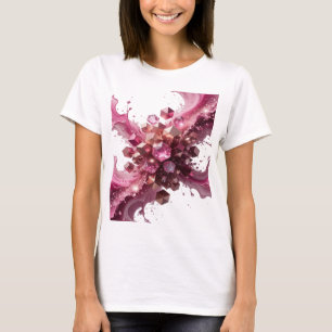 Kühnes Silber ABSTRACT ART Kunstprint T-Shirt