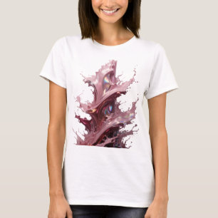 Kühnes Silber ABSTRACT ART Tragbare Kunst T-Shirt