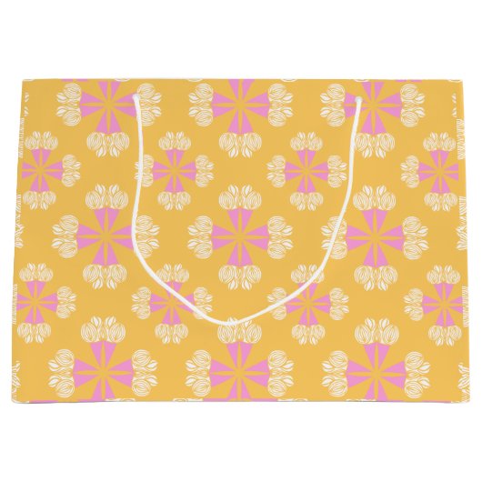 Kühnes Sommerbouquet Große Geschenktüte (Vorderseite)