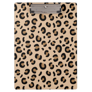 Kühnes Tiger-Streifenmuster – Tierdruck-Design Klemmbrett