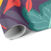 Kühnes Tropisches Blätter-Geschenkpapier Geschenkpapier (Rolleneckpunkt)