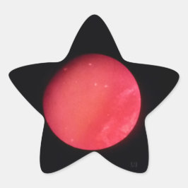 Kühnheit und Not Stern-Aufkleber