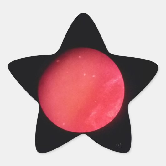 Kühnheit und Not Stern-Aufkleber (Vorderseite)