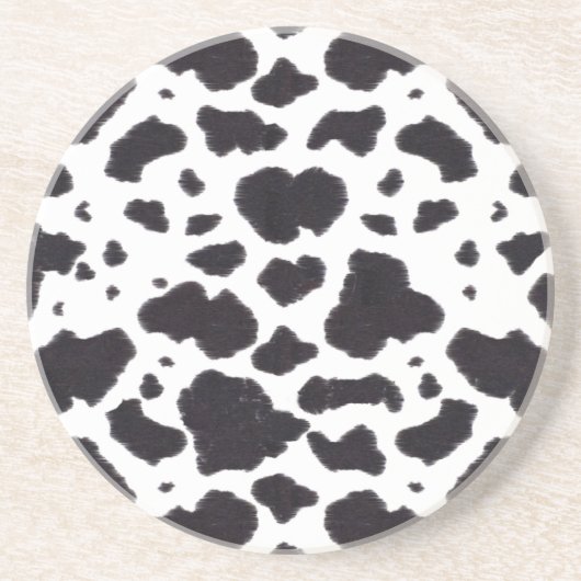 Kuhpelz Getränkeuntersetzer (Vorne)