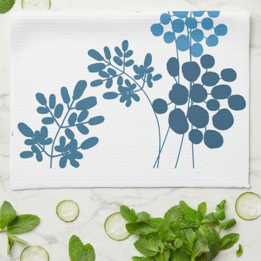 KuhPetersilie Geschirrtuch (Gefaltet)