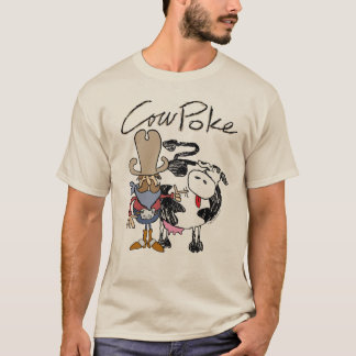 Kuhpoke-grundlegende lange Hülse T-Shirt