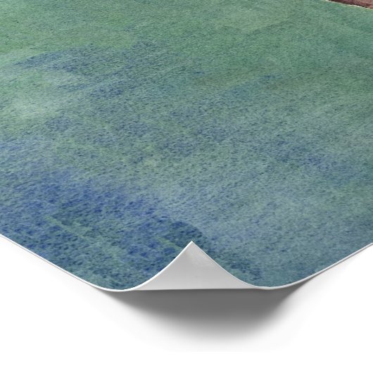 Kuhportrait Poster (Ecke)