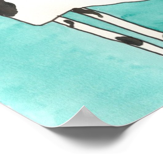 Kuhposter Poster (Ecke)