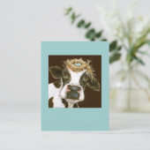 Kuhpostkarte Postkarte (Stehend Vorderseite)