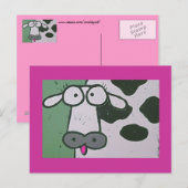 Kuhpostkarte Postkarte (Vorne/Hinten)