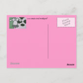 Kuhpostkarte Postkarte (Rückseite)
