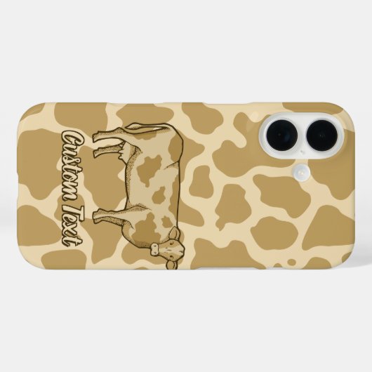 Kuhprofil Case-Mate iPhone Hülle (Rückseite (Horizontal))