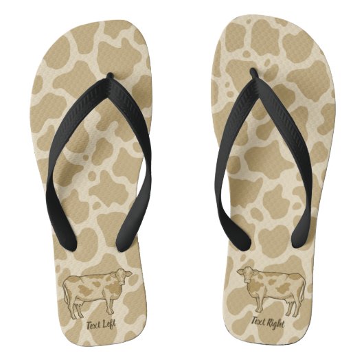 Kuhprofil Flip Flops Badesandalen (Fußbett)