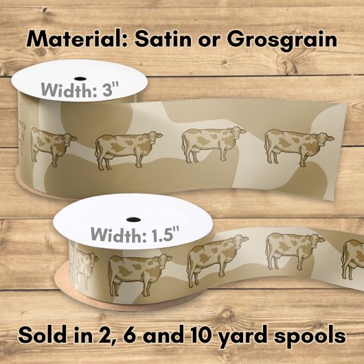 Kuhprofil Satin Ribbon Satinband