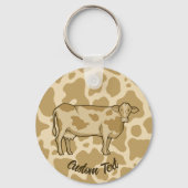 Kuhprofil-Schlüsselanhänger Schlüsselanhänger (Vorderseite)