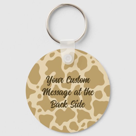 Kuhprofil-Schlüsselanhänger Schlüsselanhänger (Rückseite)