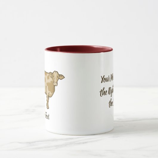 Kuhprofil Tasse Kaffee (Zentrum)